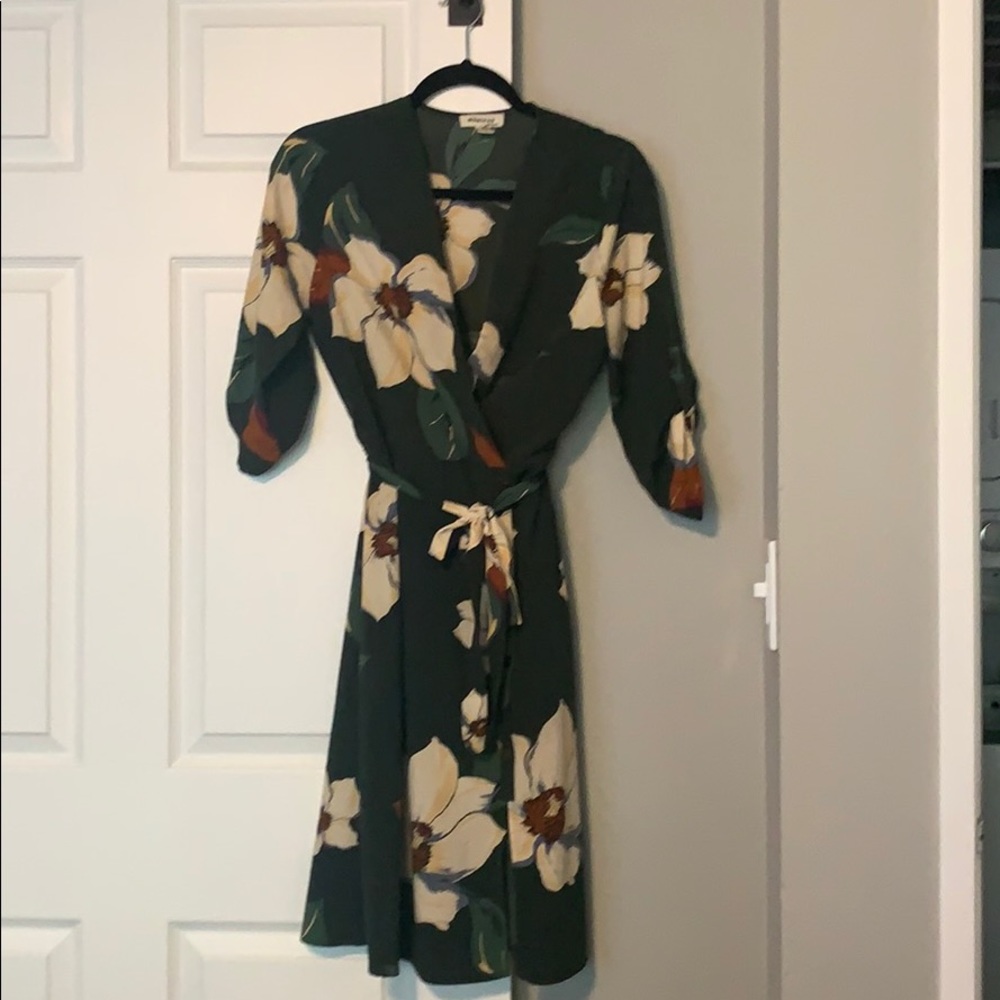 Moneau Green Floral Dress